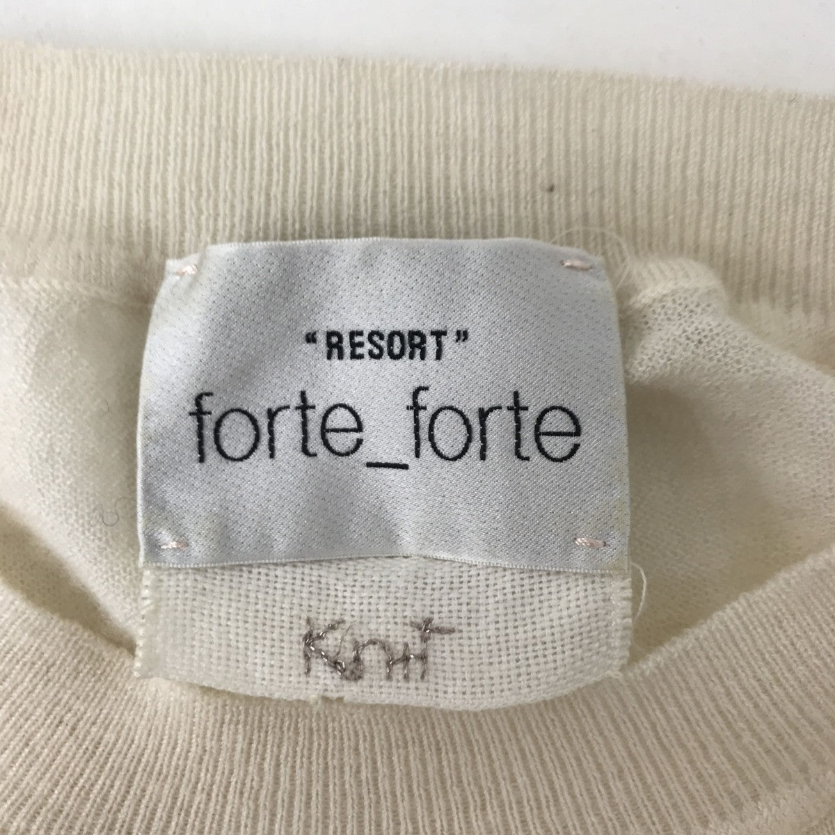 forte forte ニット 古着・中古-3枚目のアイテム画像