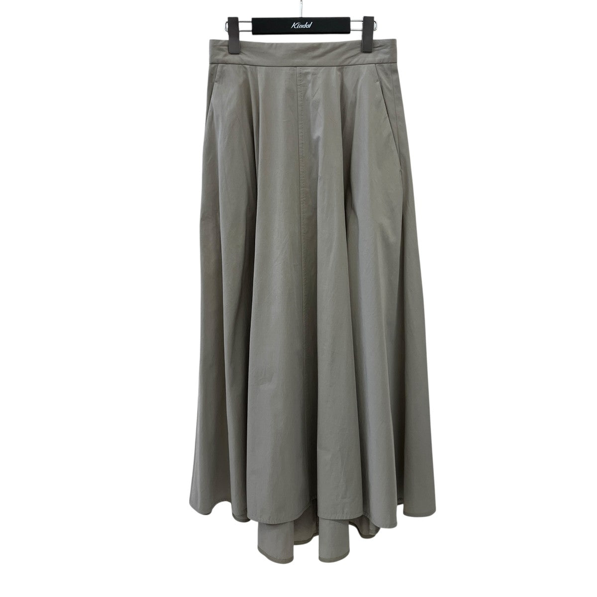 ATON KYOTO TSURIZOME COTTON FLARED SKIRTロングスカート7055477 古着・中古-1枚目のアイテム画像