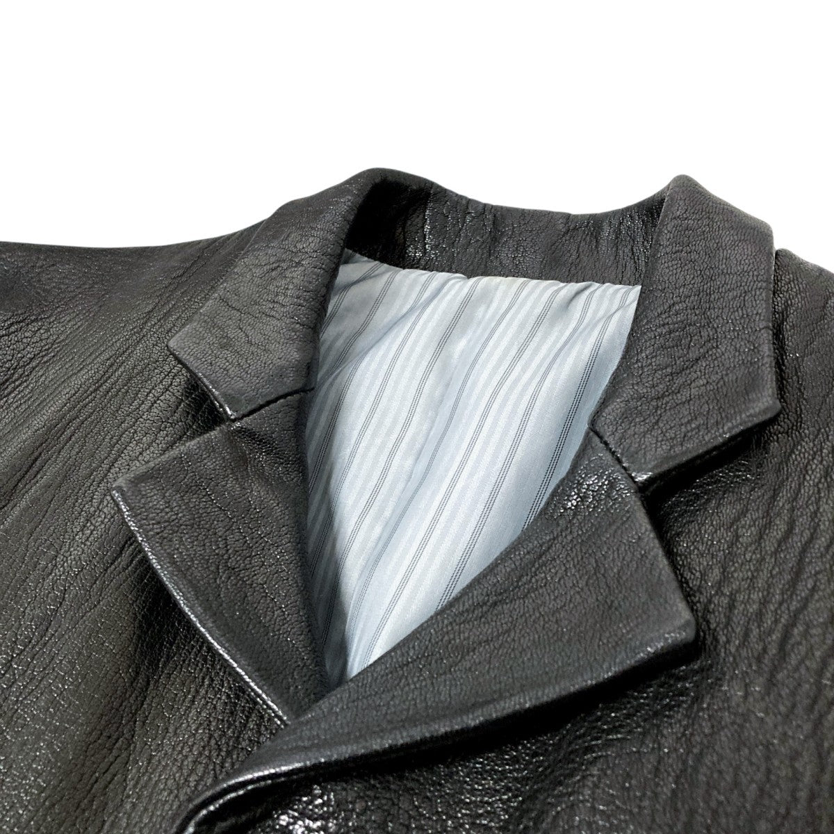 BLACK SIGN Wild Goat Butler Jacketレザージャケット 古着・中古-3枚目のアイテム画像