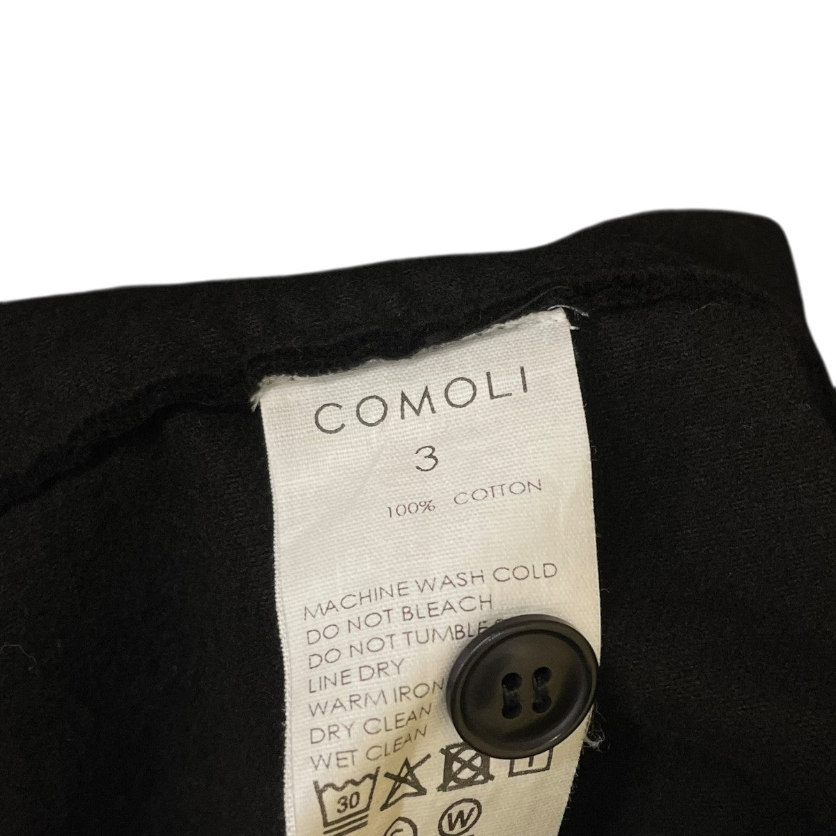 COMOLI(コモリ) 25AWコットンネル シャツジャケットC03-02002 C03