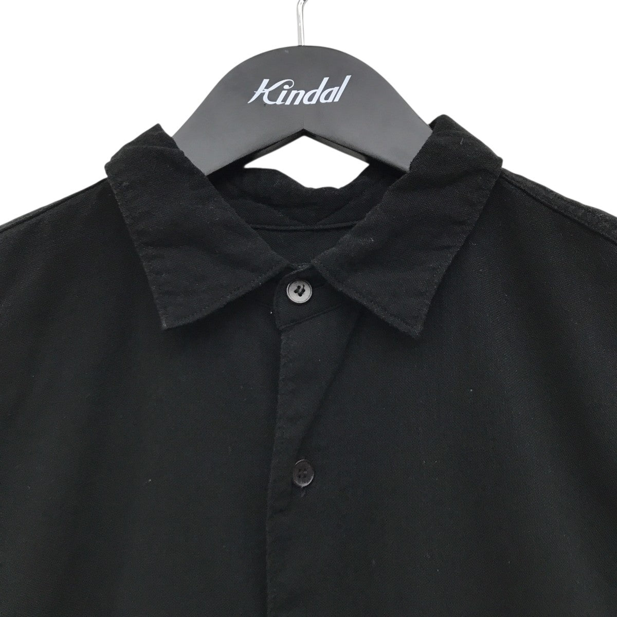 COMOLI(コモリ) 23SSオックス シャツB01-02013 B01-02013 ブラック