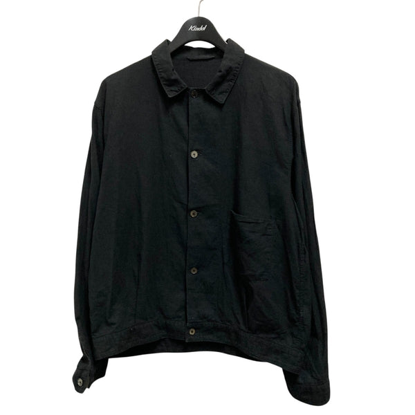 COMOLI ベタシャンブルゾン　コモリ COMOLI(コモリ) ベタシャン ブルゾンP01 01015 P01 01015 ブラック