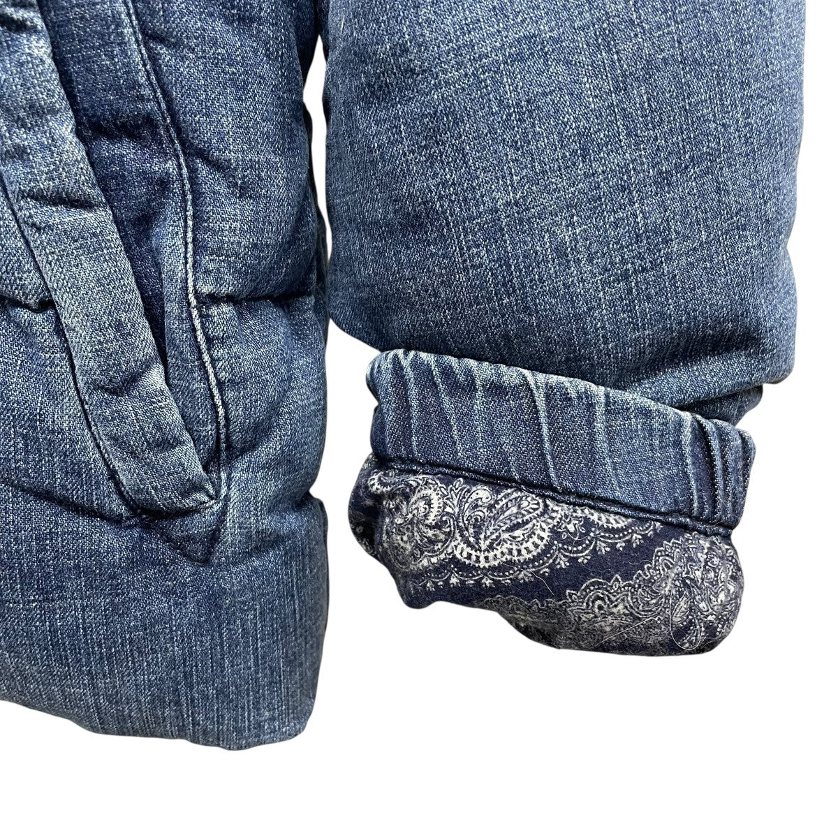 REMI RELIEF(レミレリーフ) B2nd別注 裏地ペイズリー デニムダウン