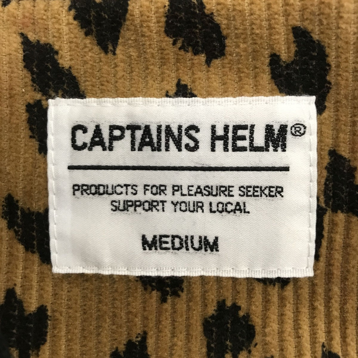 LEOPARD CORDUROY JACKETジャケット