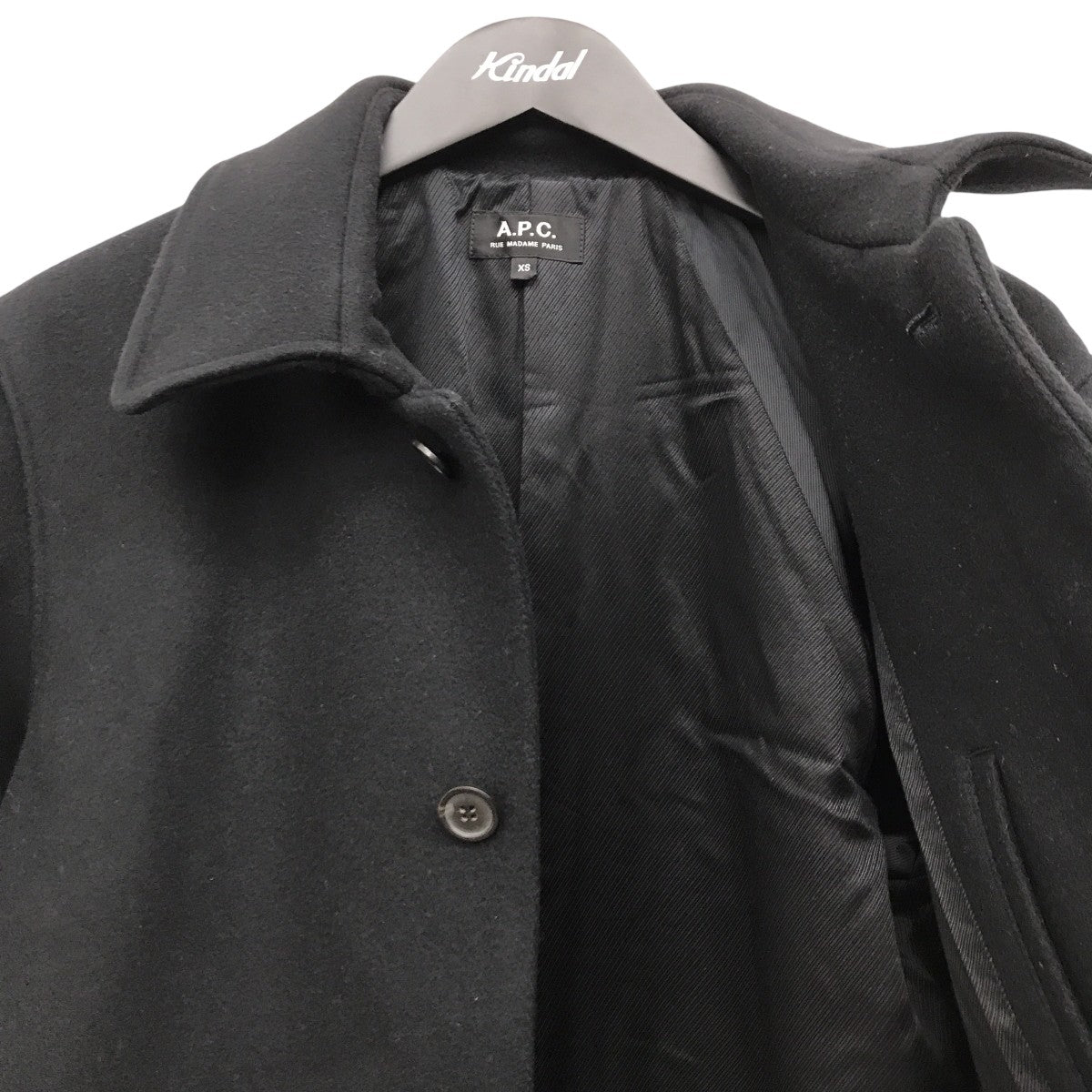 ウールステンカラーコート24176-1-25371