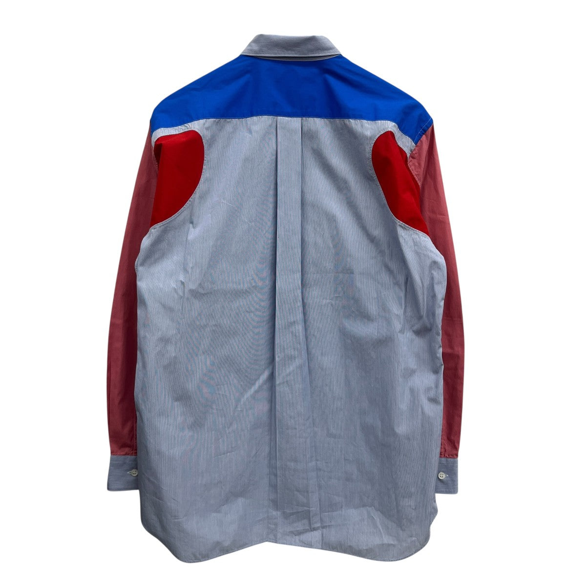 COMME des GARCONS SHIRT 23AWパネル切替 ストライプシャツFL-B029 古着・中古-2枚目のアイテム画像