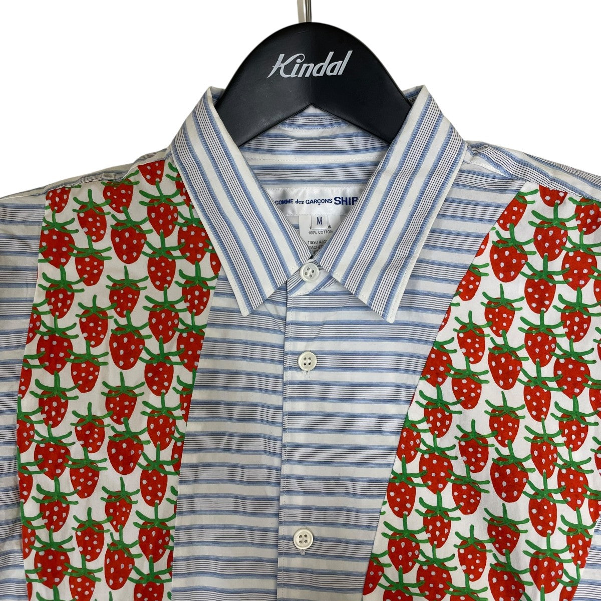 COMME des GARCONS SHIRT 23SSBrett Westfallストロベリーストライプシャツ 長袖シャツFK-B001 古着・中古-3枚目のアイテム画像