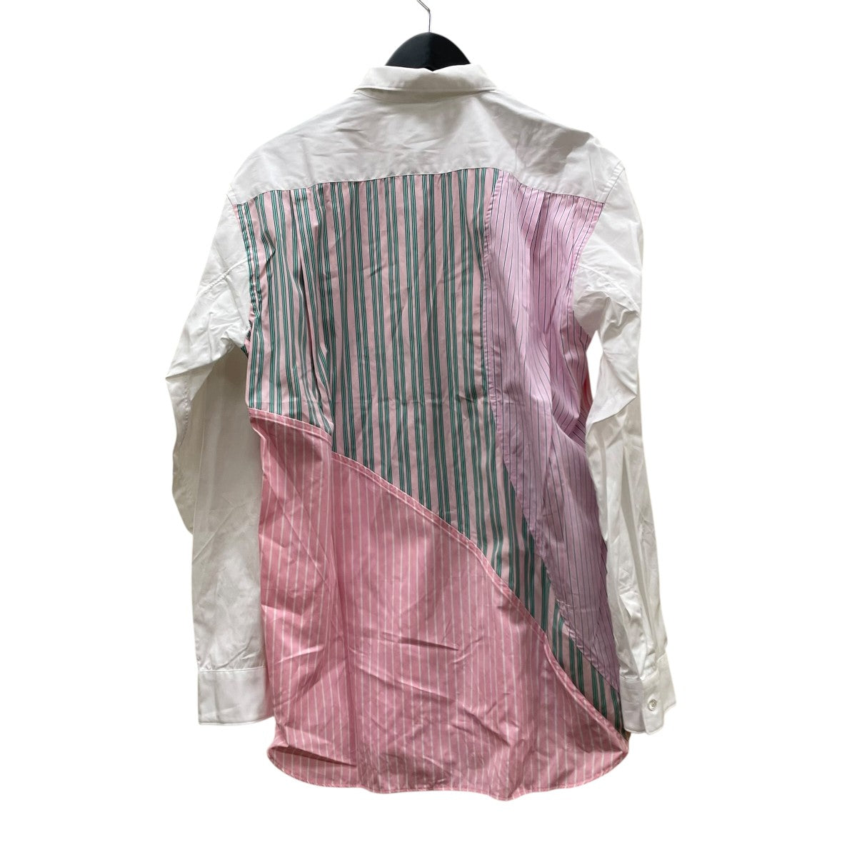COMME des GARCONS SHIRT ストライプ切替シャツ 長袖シャツFO-B032 古着・中古-2枚目のアイテム画像