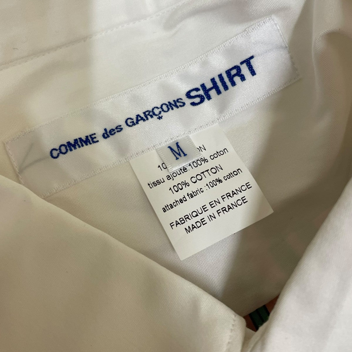 COMME des GARCONS SHIRT ストライプ切替シャツ 長袖シャツFO-B032 古着・中古-5枚目のアイテム画像