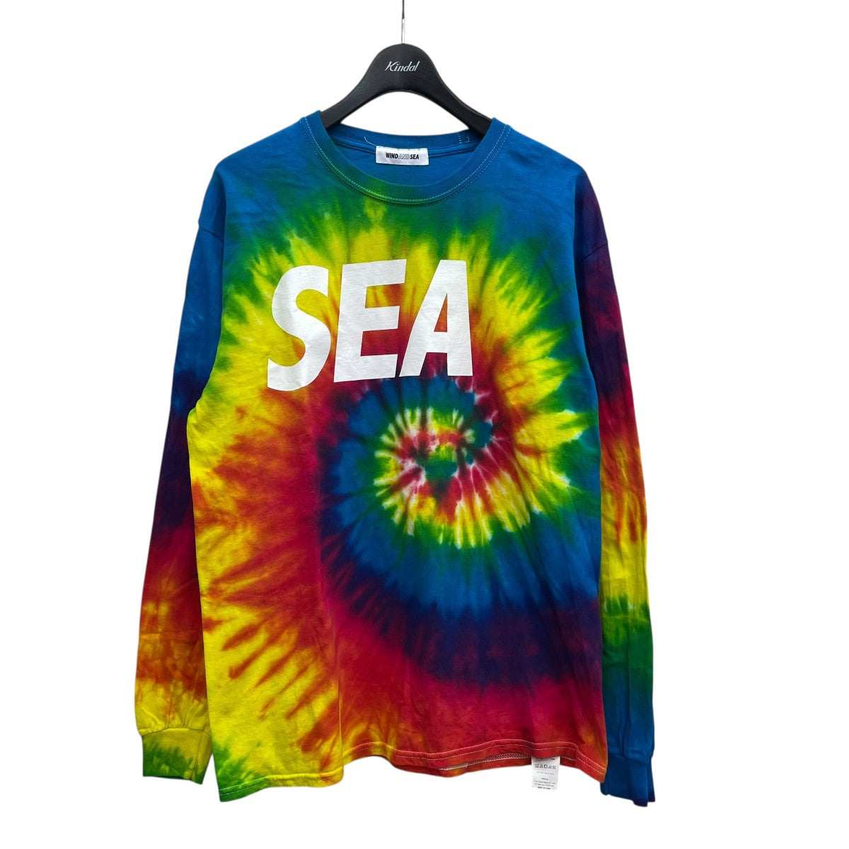 WIND AND SEA タイダイ柄長袖Tシャツ 古着・中古-1枚目のアイテム画像