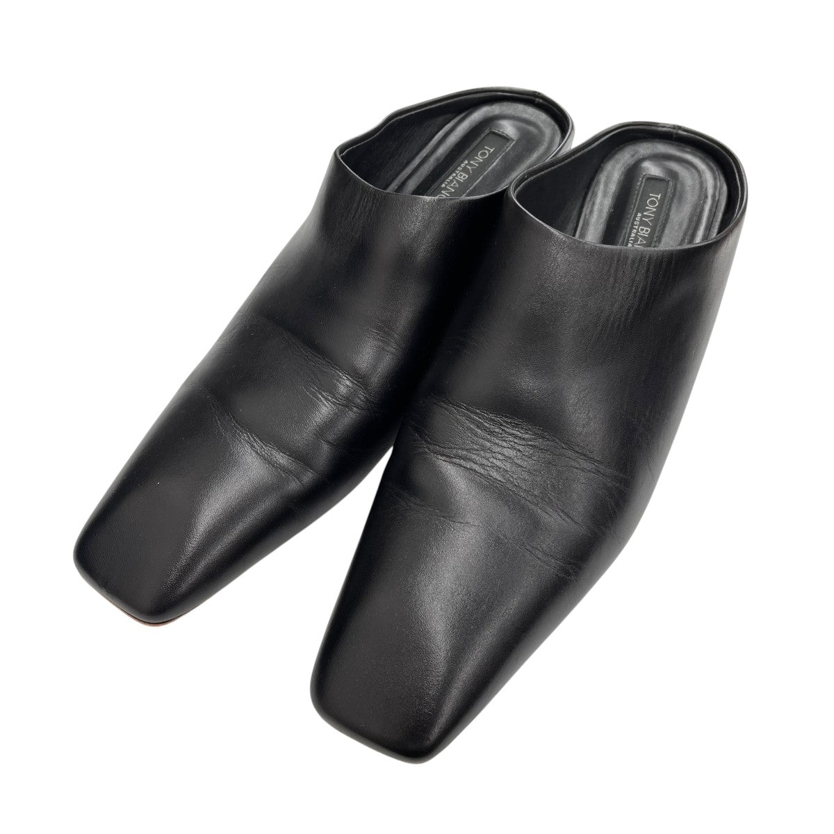 TONY BIANCO スクエアスリッポンシューズ 古着・中古-1枚目のアイテム画像