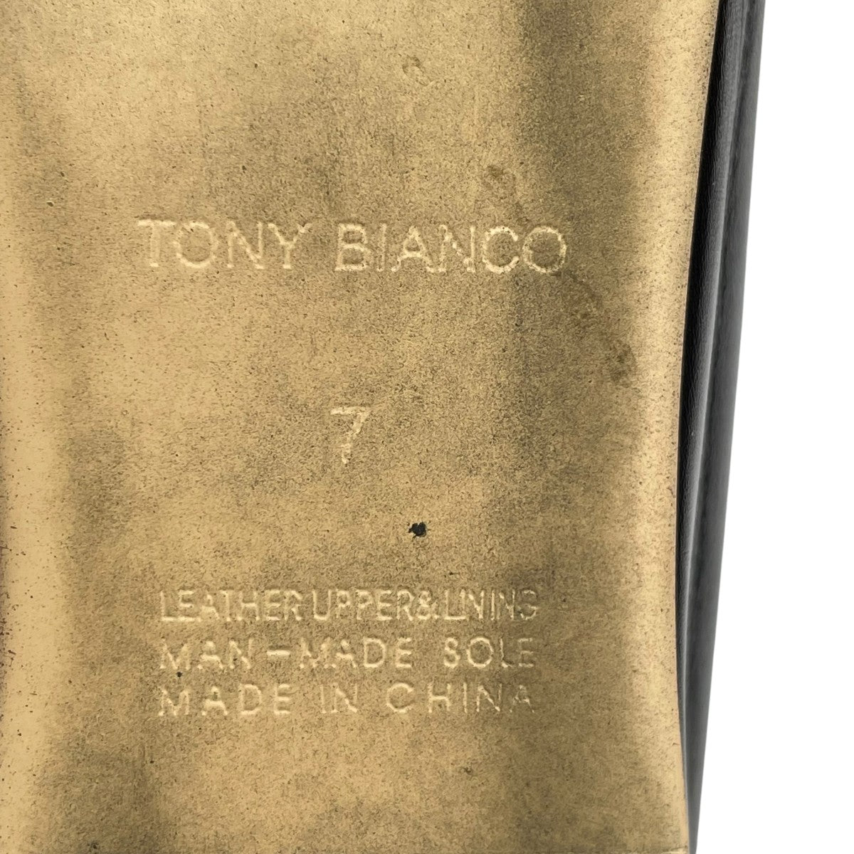 TONY BIANCO スクエアスリッポンシューズ 古着・中古-7枚目のアイテム画像