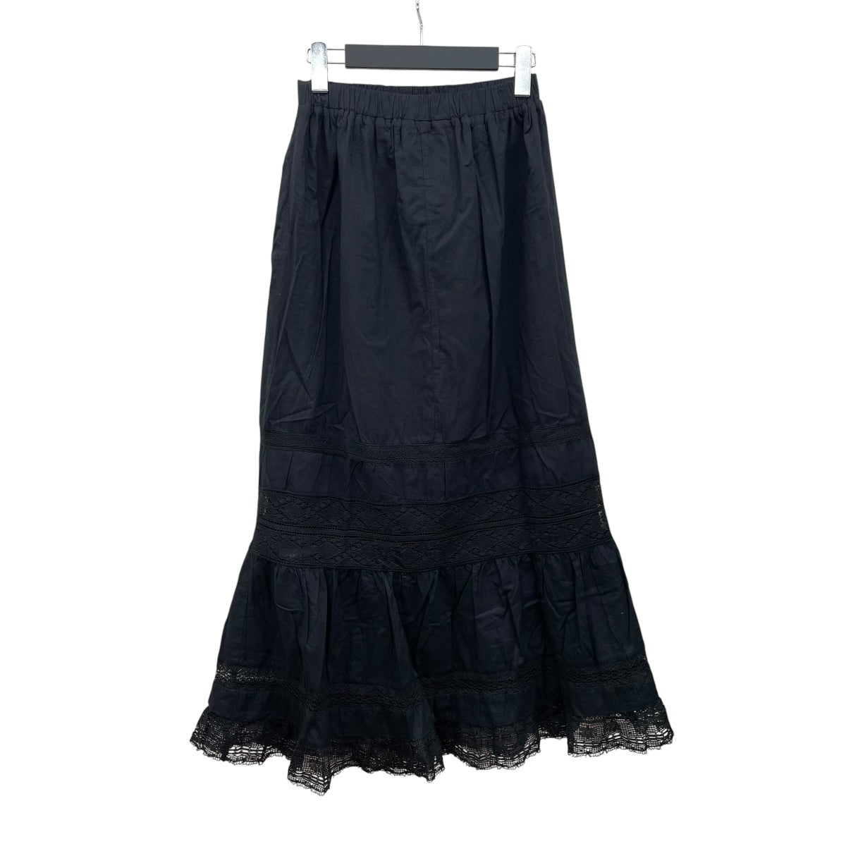 FRAMeWORK 25SS別注VINTAGE LIKEコットンレーススカート 古着・中古-2枚目のアイテム画像