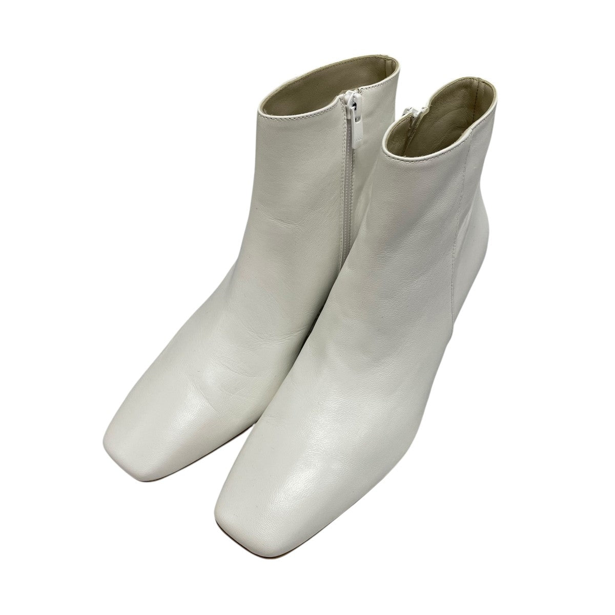 スクエアトゥショートブーツ3531