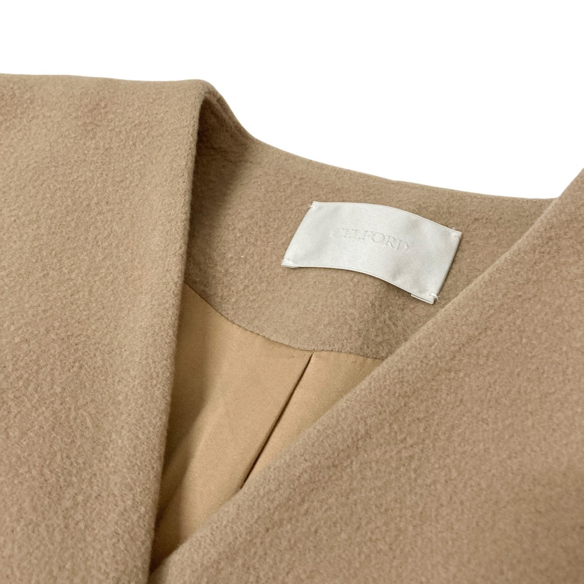 CELFORD(セルフォード) ノーカラーフレアコートCWFC195003 CWFC195003