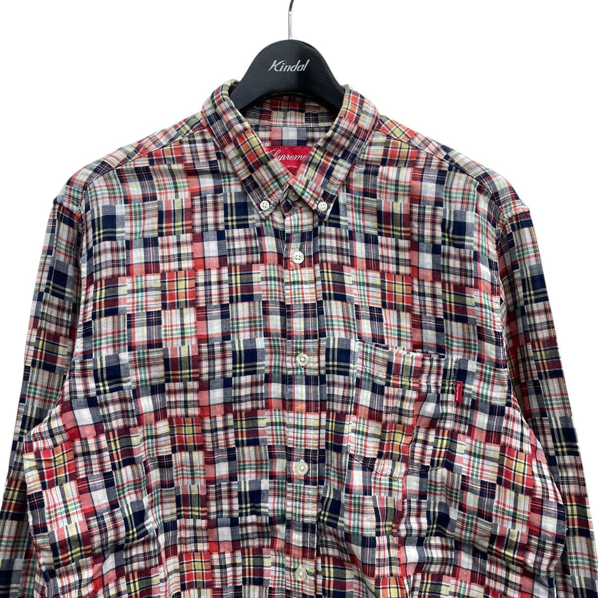 supreme シュプリーム パッチワーク ポロシャツ 関税込 21AW Week12 Supreme Floral Patchwork Velour L/S Polo