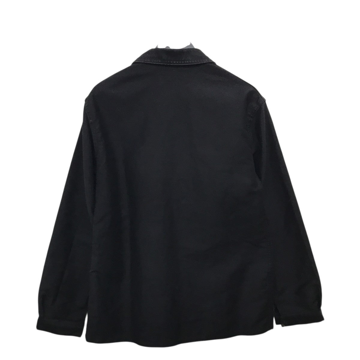 VINTAGE LE MONT ST MICHEL 50sブラックモールスキンジャケット 古着・中古-2枚目のアイテム画像