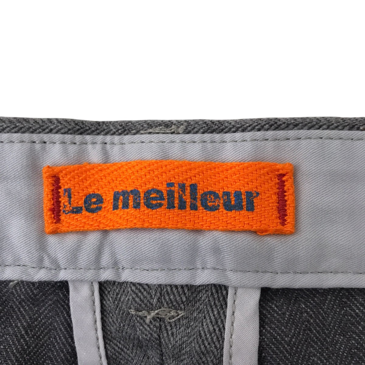 Le meilleur Gray Herringbone Trousersトラウザーパンツ 古着・中古-4枚目のアイテム画像