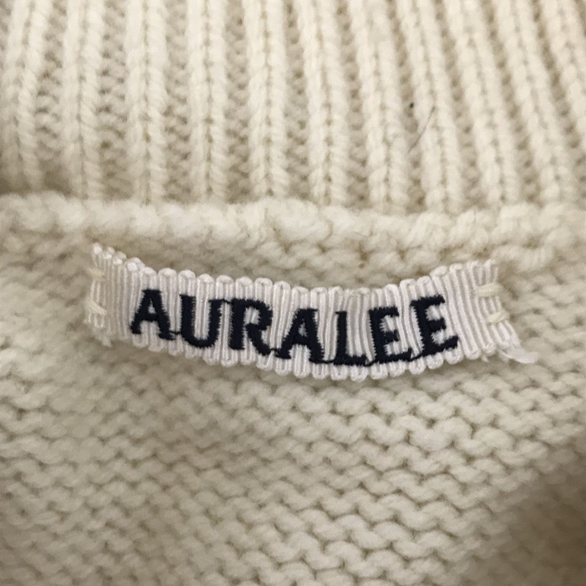 HARD TWIST MERINO KNIT BIG POLOセーターA9AP01FT