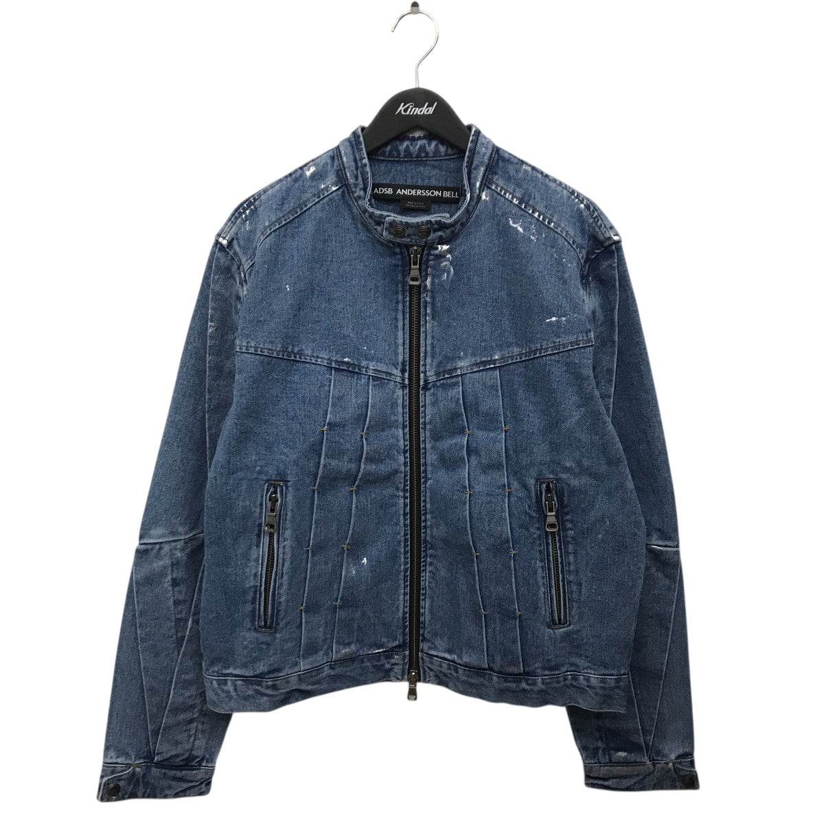 Andersson Bell WAX Coated Denim Motorcycle Jacketデニムジャケット 古着・中古-1枚目のアイテム画像