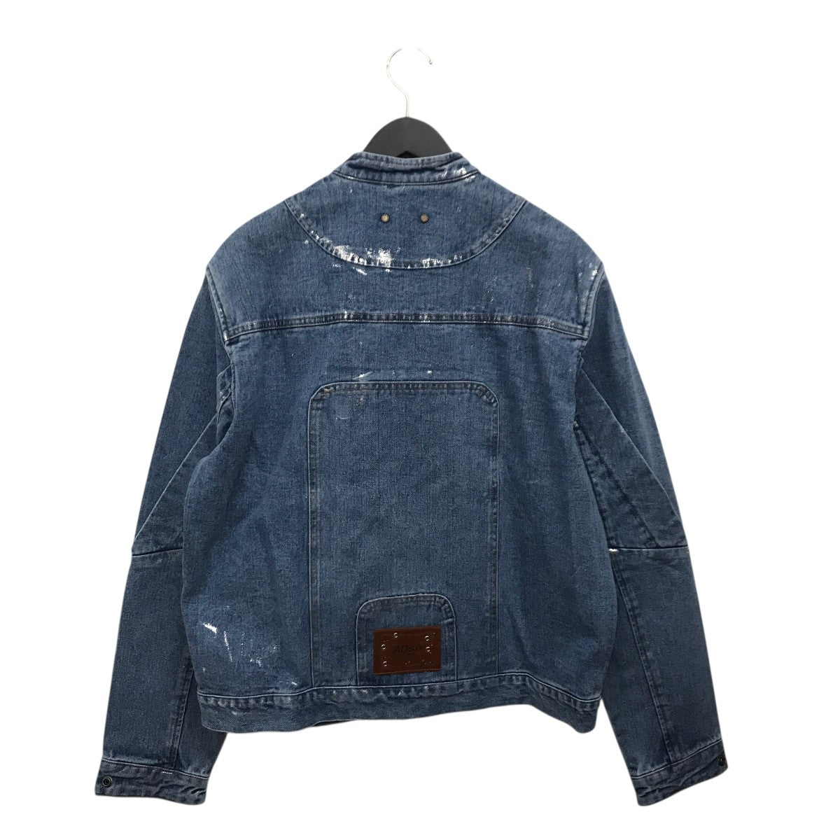 Andersson Bell WAX Coated Denim Motorcycle Jacketデニムジャケット 古着・中古-2枚目のアイテム画像