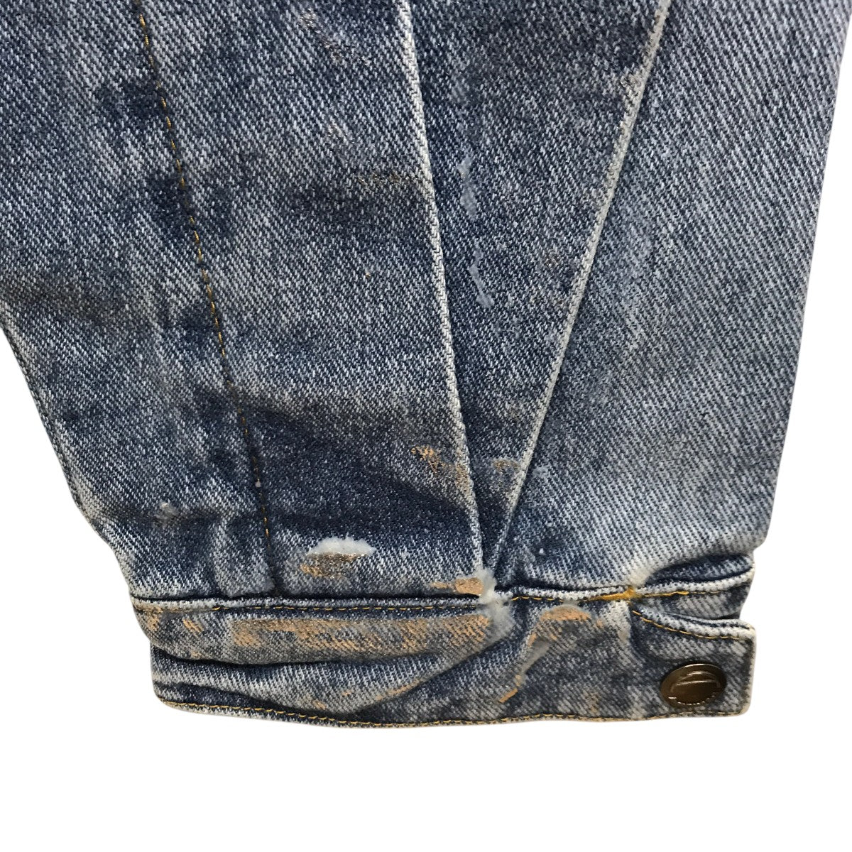Andersson Bell WAX Coated Denim Motorcycle Jacketデニムジャケット 古着・中古-7枚目のアイテム画像