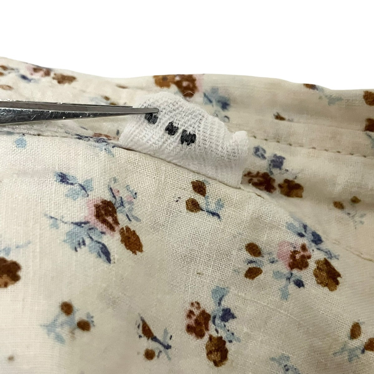 45R インドカディ森花プリントのくしゅくしゅブラウス総柄シャツ70930053 古着・中古-5枚目のアイテム画像