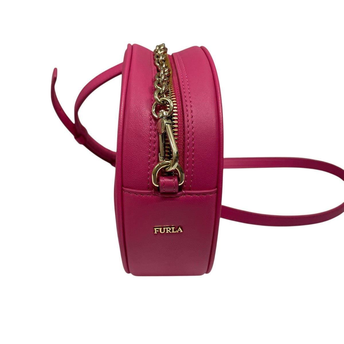 FURLA SWING MINI C BODY ROUNDチェーンショルダーバッグ 古着・中古-4枚目のアイテム画像