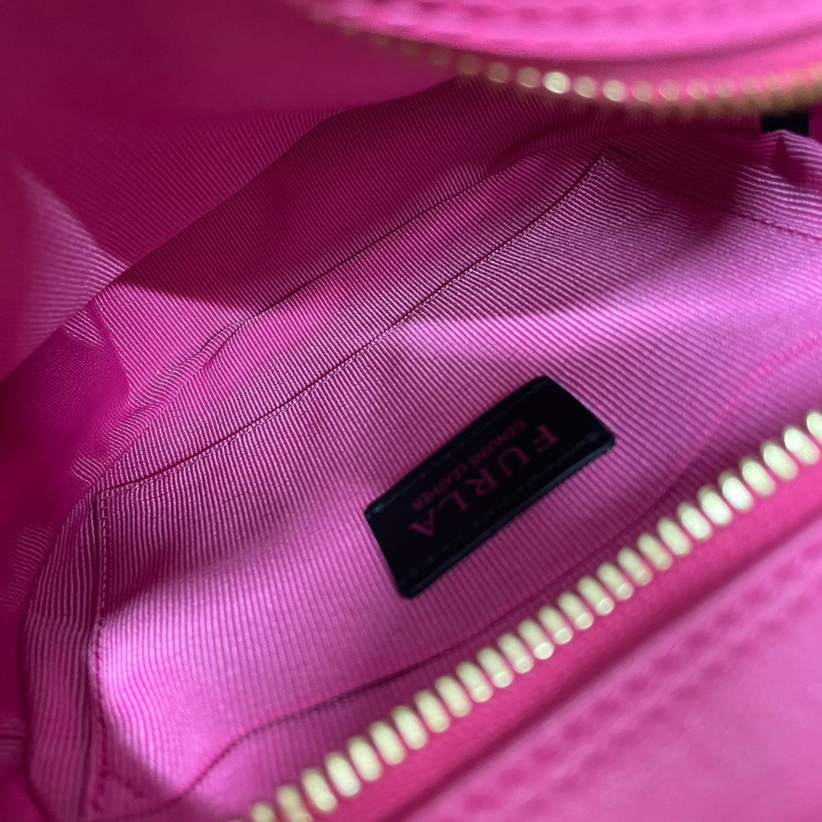 FURLA SWING MINI C BODY ROUNDチェーンショルダーバッグ 古着・中古-6枚目のアイテム画像