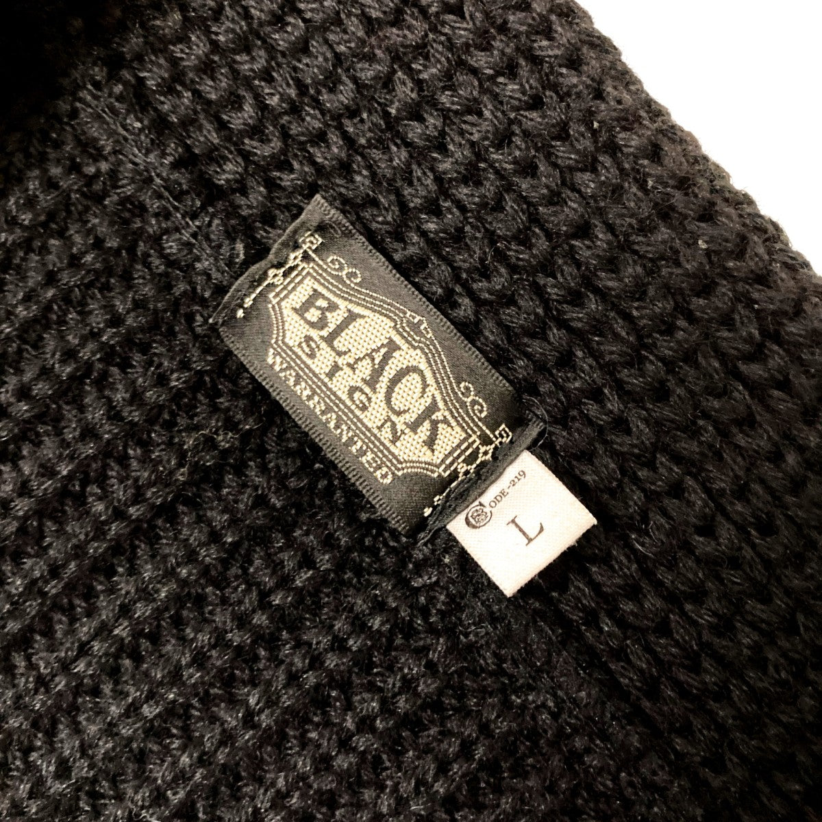 BLACK SIGNブラックサイン 1930'S ジップフロント ニットカーディガン【S】【MKNA77710】 BLACK SIGN(ブラックサイン) 1930 SHALLOW NECK CARDIGANニット