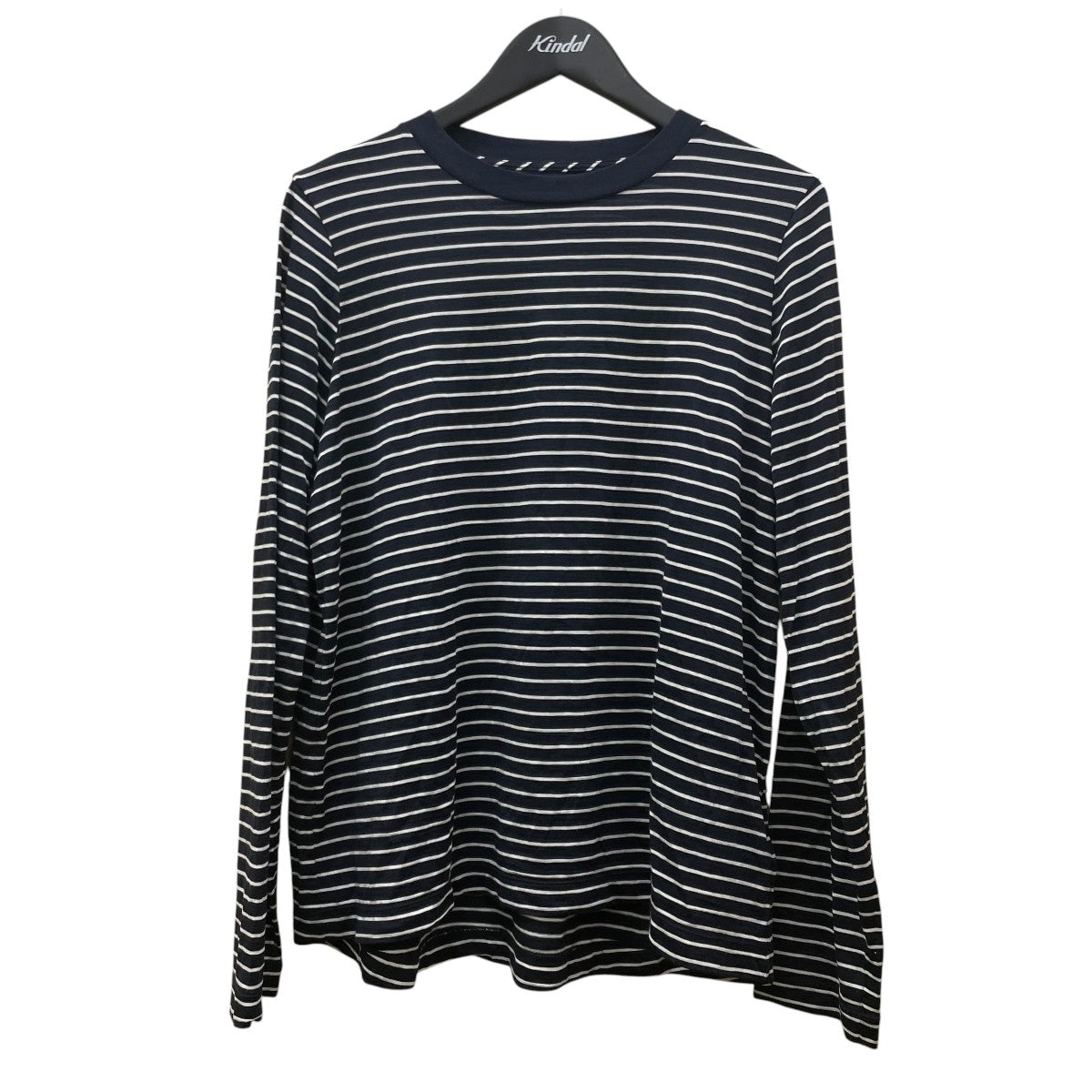 MUSE de Deuxieme Classe Primewool jersey Tシャツボーダー 長袖Tシャツ ロングスリーブカットソー コットンTシャツ 古着・中古-1枚目のアイテム画像