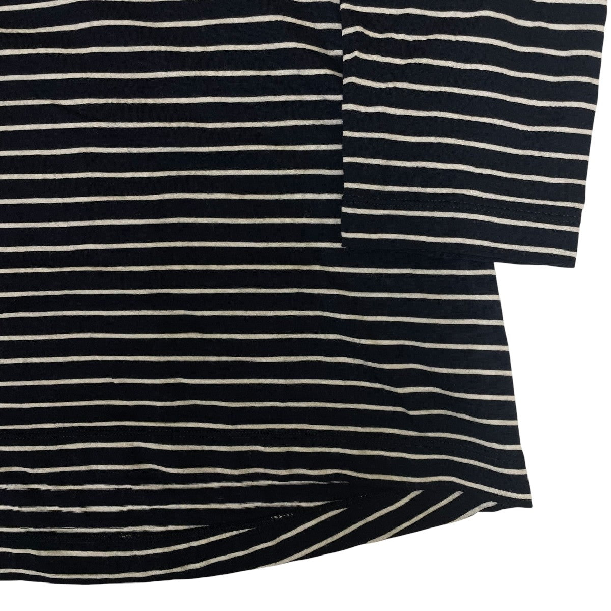 MUSE de Deuxieme Classe Primewool jersey Tシャツボーダー 長袖Tシャツ ロングスリーブカットソー コットンTシャツ 古着・中古-4枚目のアイテム画像