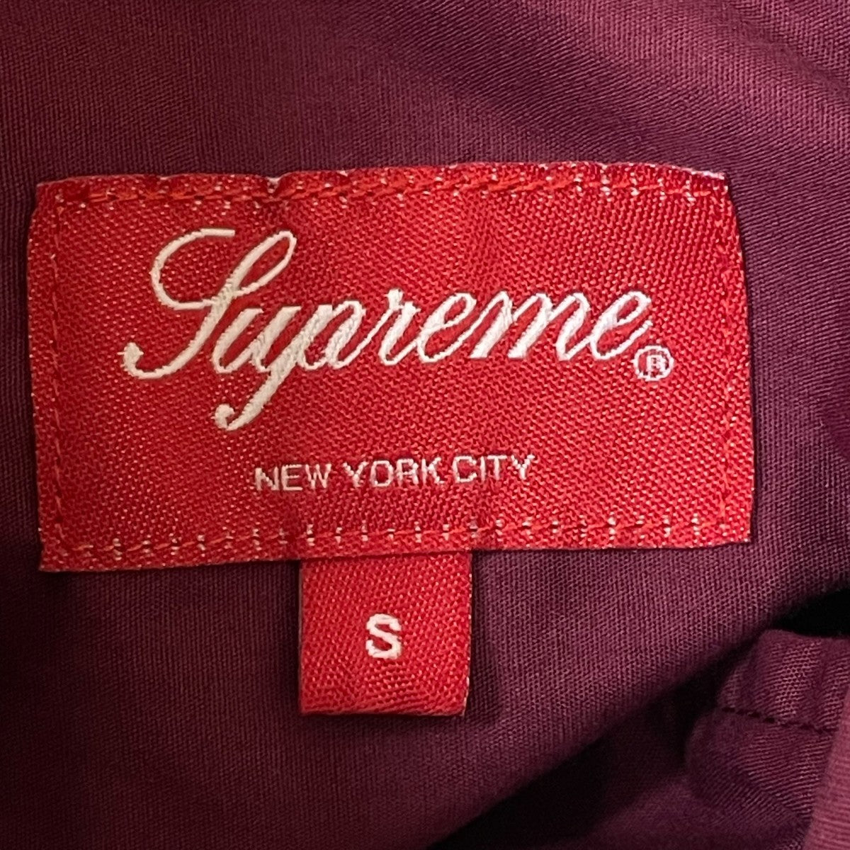 Supreme PIN TUCK ZIP UP SHIRTジップアップシャツ 古着・中古-6枚目のアイテム画像