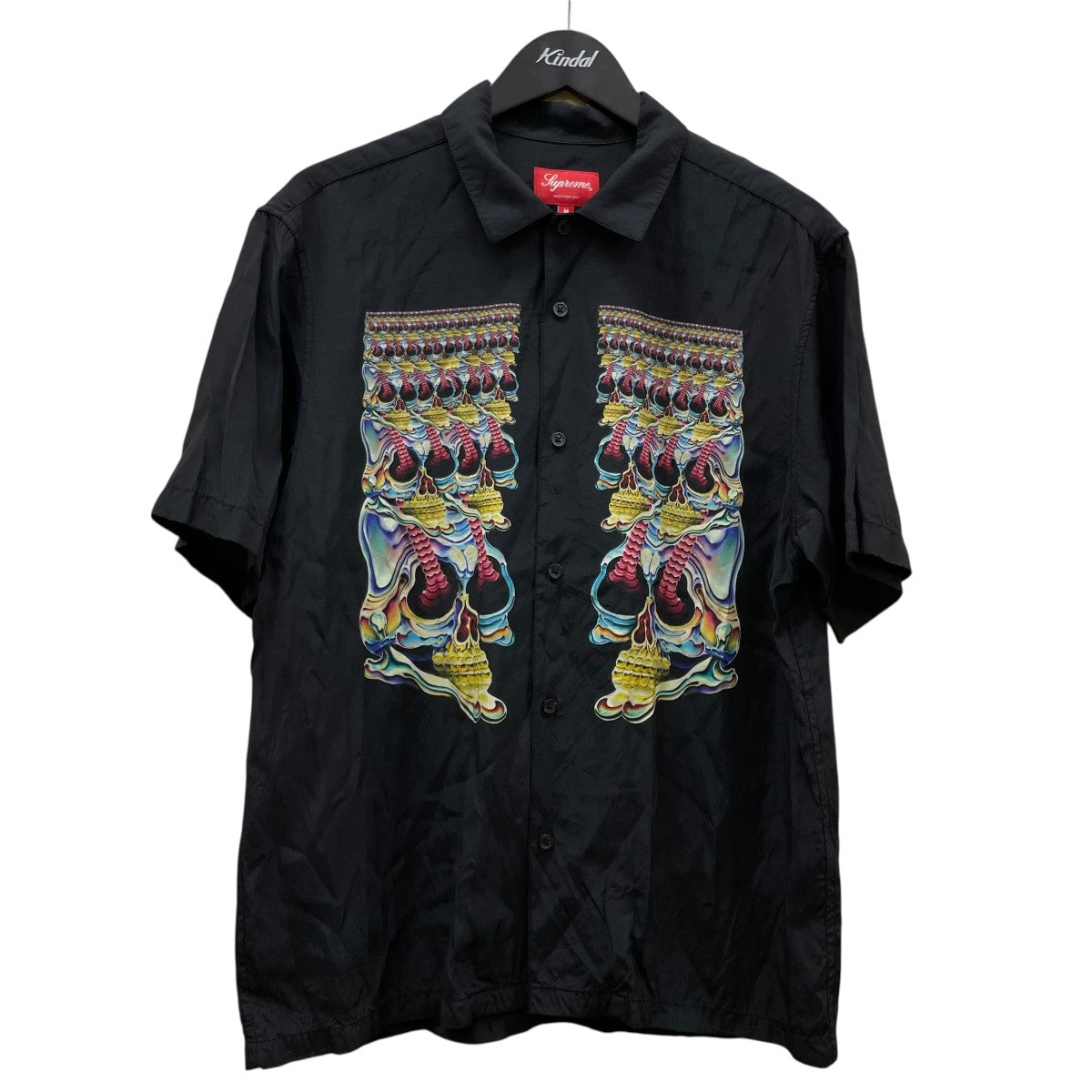 Supreme skulls s s shirtスカルシャツ グラフィック プリント 半袖シャツ ブラウス 古着・中古-1枚目のアイテム画像