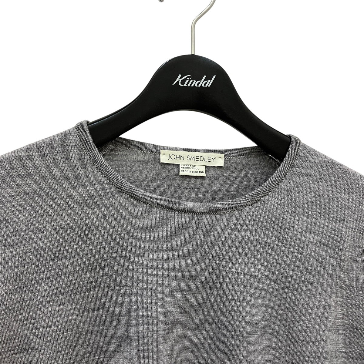 JOHN SMEDLEY(ジョンスメドレー) 半袖ニット グレー サイズ M｜【公式