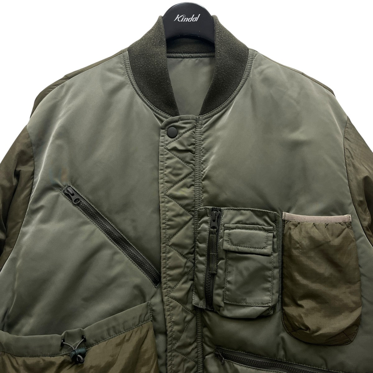 22AWTECH REVERSIBLE MA-1MA-1ジャケットBW-27022W