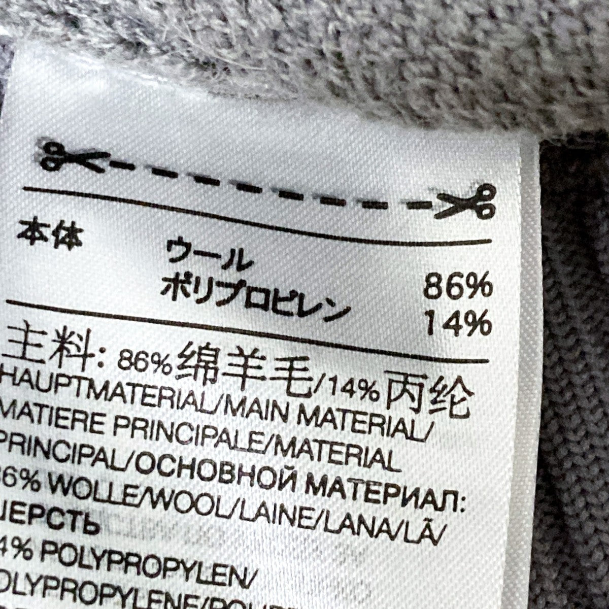Y-3 切替ニットHZ8845 古着・中古-5枚目のアイテム画像