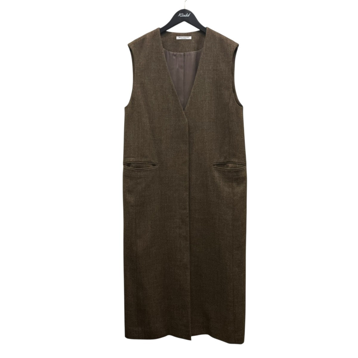 ツイードライク ジャンパースカート＆ジレ 2WAYロングベスト1626-162-4214