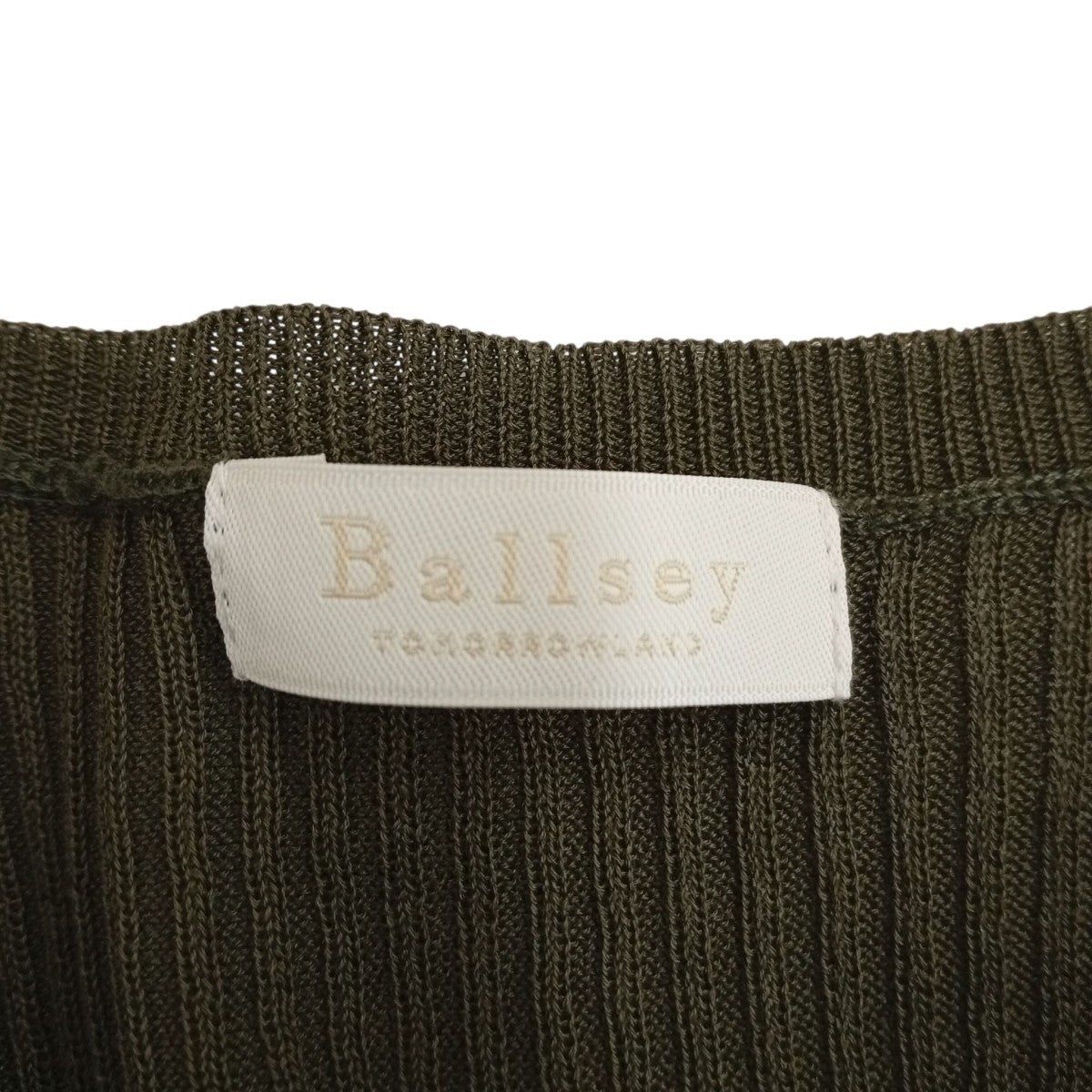 BALLSEY マーセライズドコットンリブ半袖カットソー11-02-22-02264 古着・中古-4枚目のアイテム画像