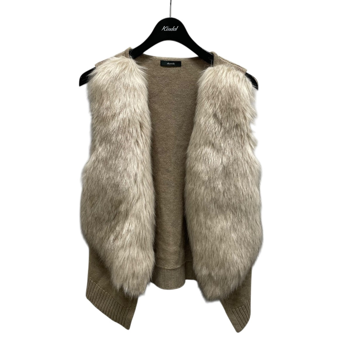 allureville(アルアバイル) ニットファーベスト202220-16-240-11-020