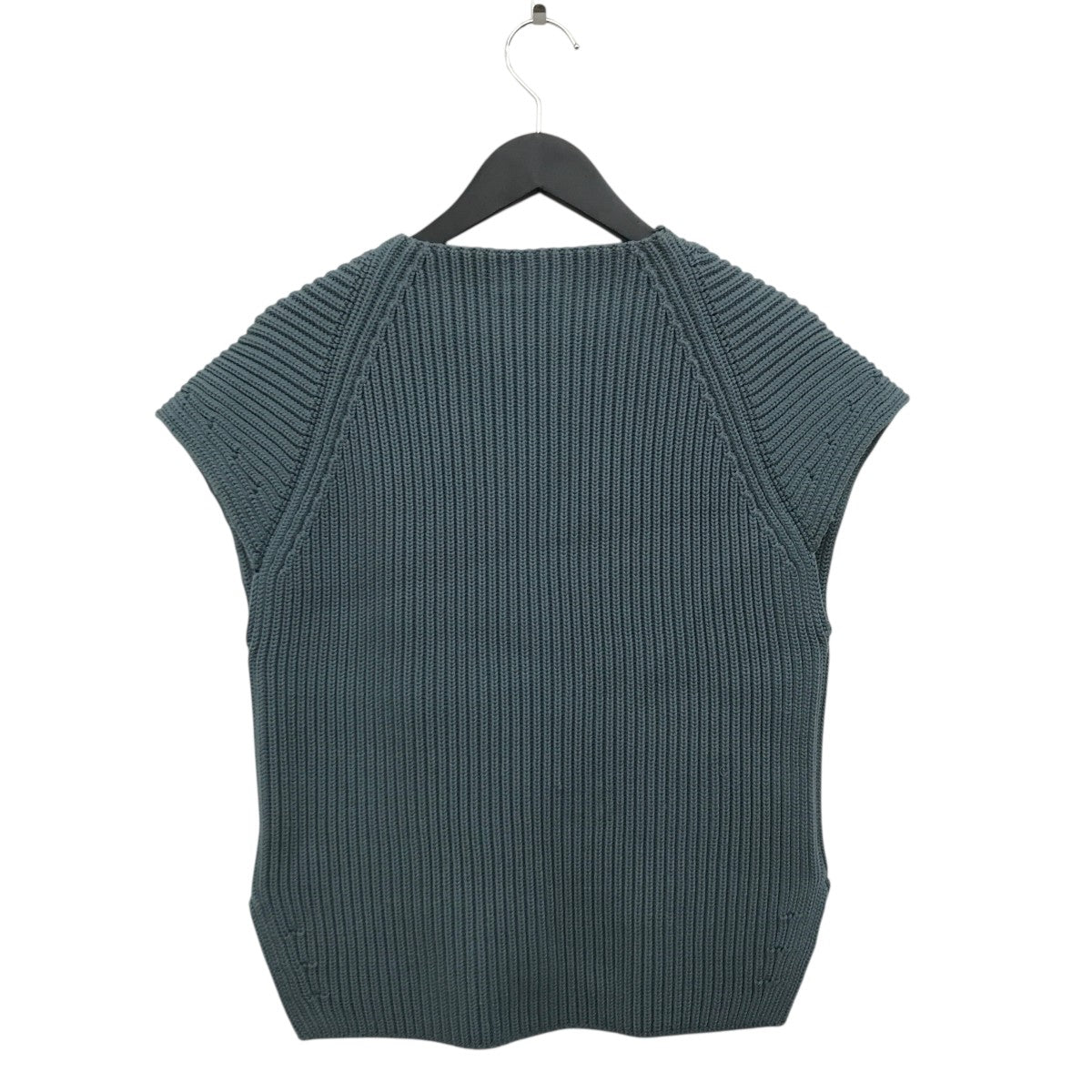 SUPER FINE WOOL HEAVY RIB KNIT VESTニットベストA8AV07RK