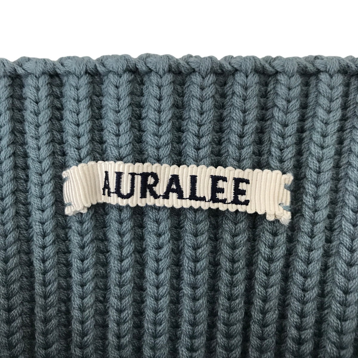 SUPER FINE WOOL HEAVY RIB KNIT VESTニットベストA8AV07RK