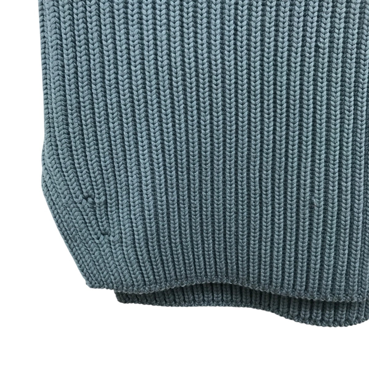 SUPER FINE WOOL HEAVY RIB KNIT VESTニットベストA8AV07RK