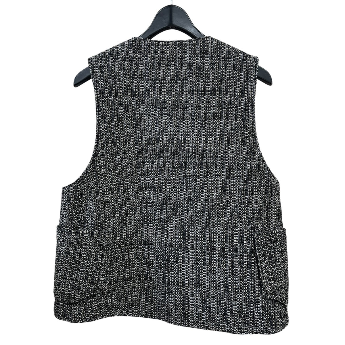 OVER VEST FAUX TWEEDリバーシブルオーバーベスト