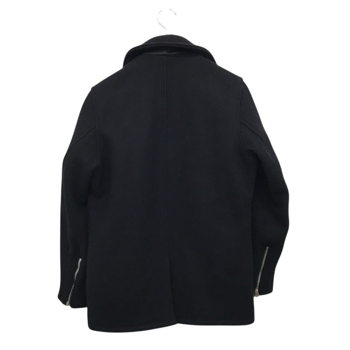 Schott(ショット) 7068 ジップフロントPコート ブラック サイズ 32