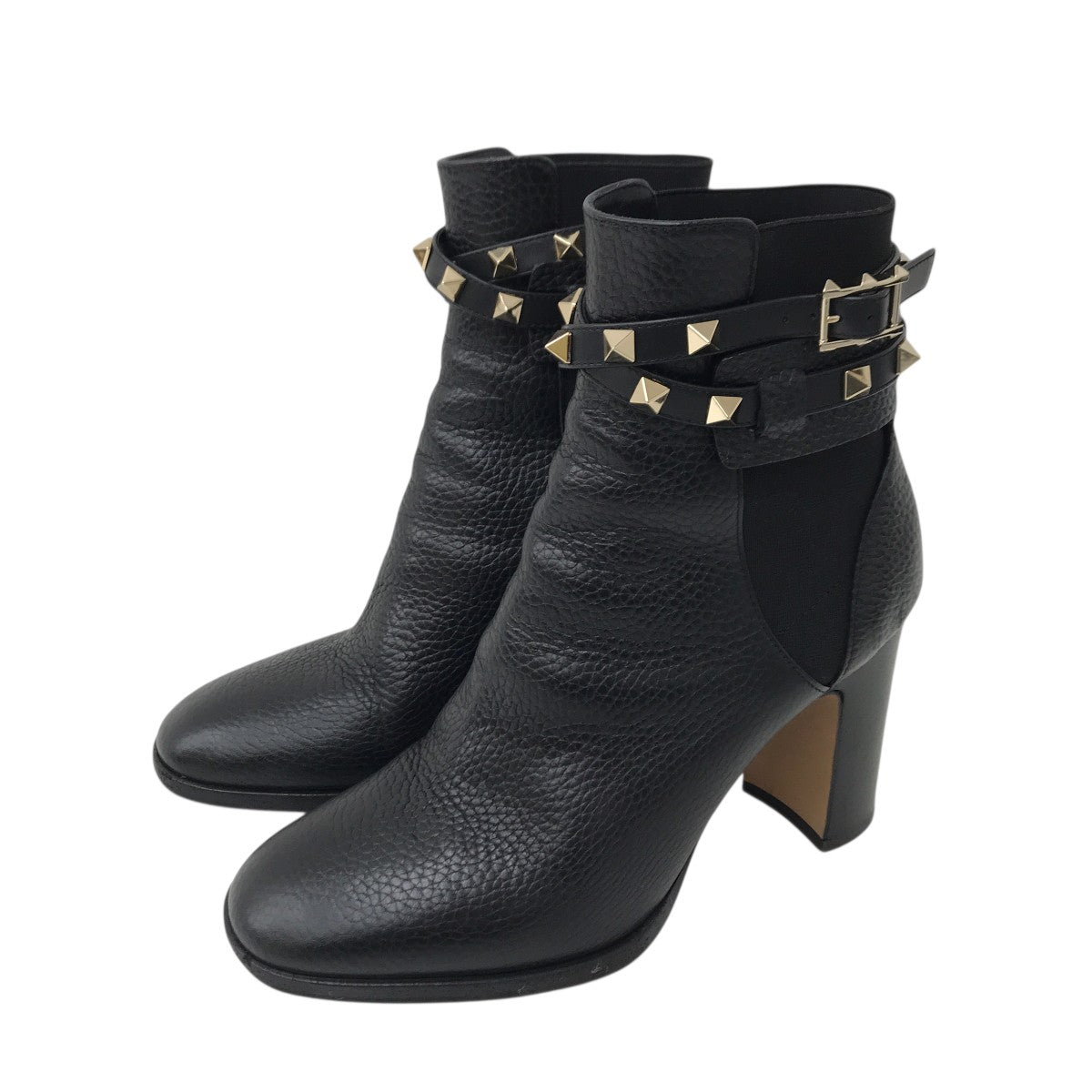 ヴァレンティノガラヴァーニ ショートブーツ ロックスタッズ レザー VALENTINO GARAVANI(ヴァレンティノ・ガラヴァーニ) ロックスタッズ