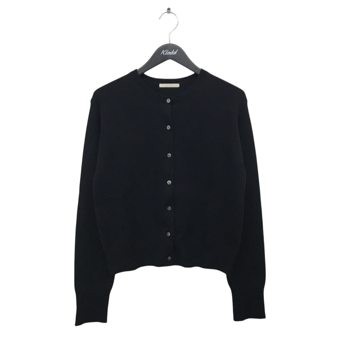 Plage(プラージュ) ウール カシミヤ シルク クルーネックカーディガン