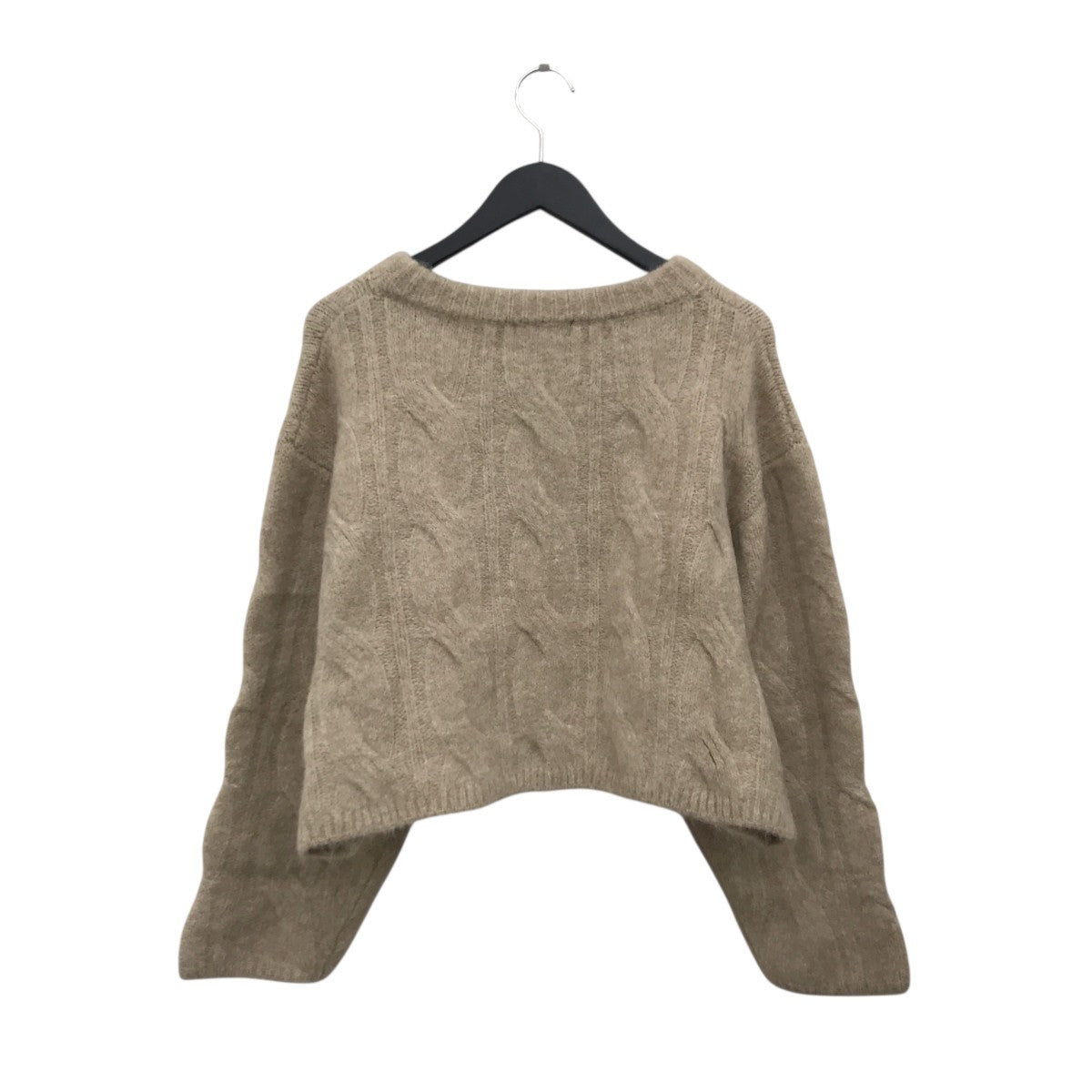 Plage(プラージュ) アルパカコン ケーブル ショートプルオーバーニット