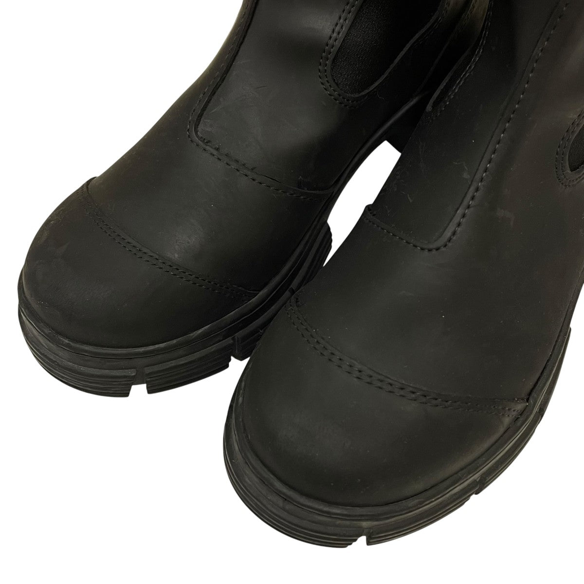 Ganni Recycled Rubber City Bootラバーチェルシーブーツ ショートブーツ 古着・中古-7枚目のアイテム画像