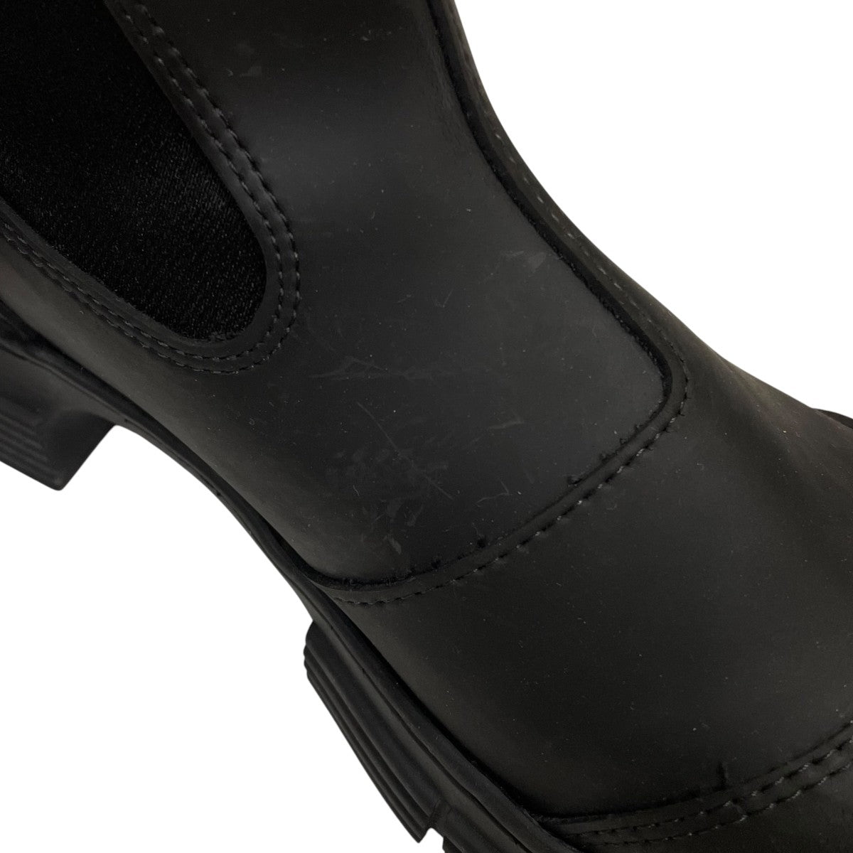 Ganni Recycled Rubber City Bootラバーチェルシーブーツ ショートブーツ 古着・中古-8枚目のアイテム画像